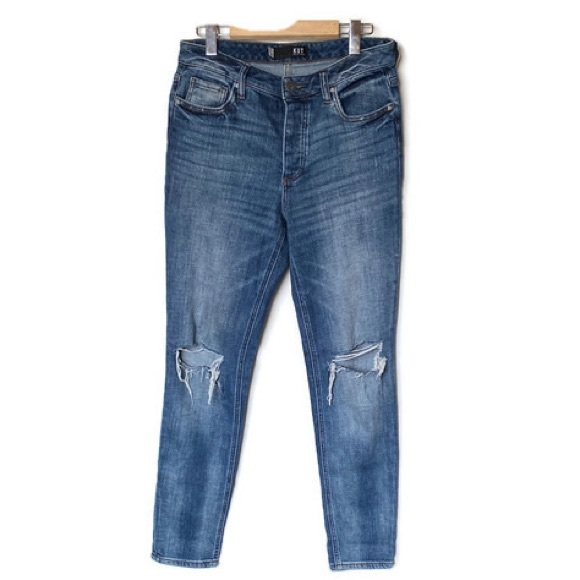 Kut From The Kloth Juliet Slouchy Boyfriend Ripped Jeans Size 2 - Picture 2 of 13